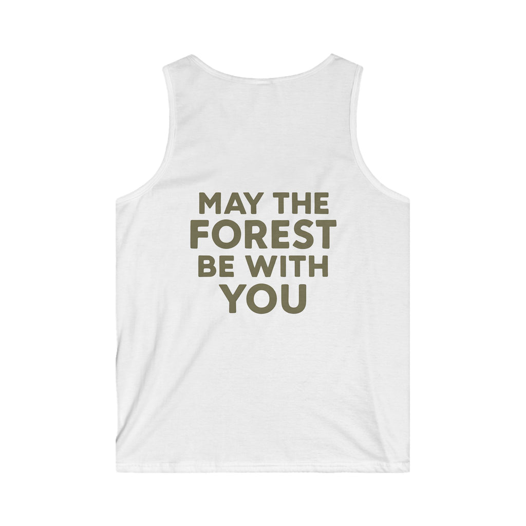 Men's Forest-Themed Tank Top