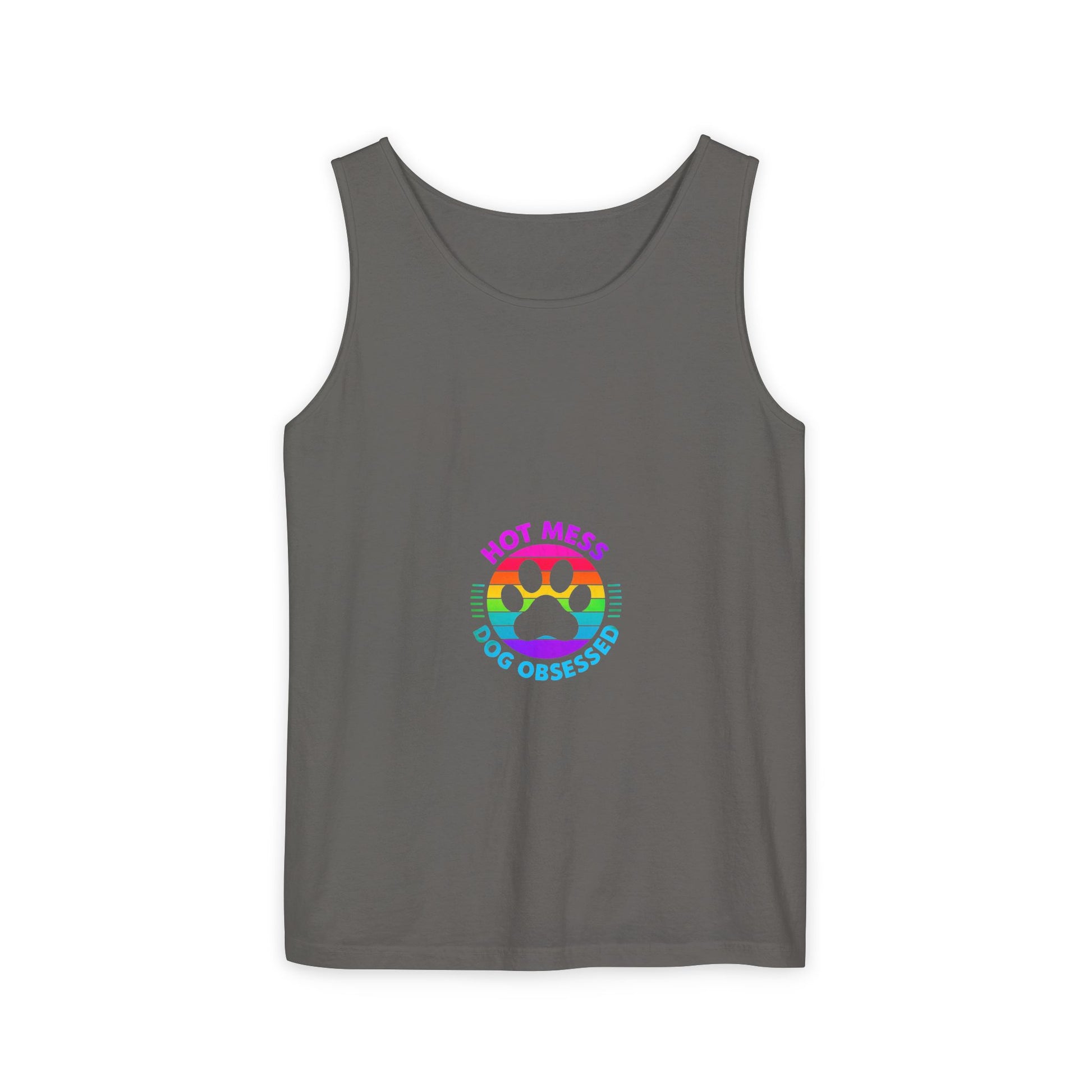 Dog Obsessed Unisex Garment-Dyed Tank Top