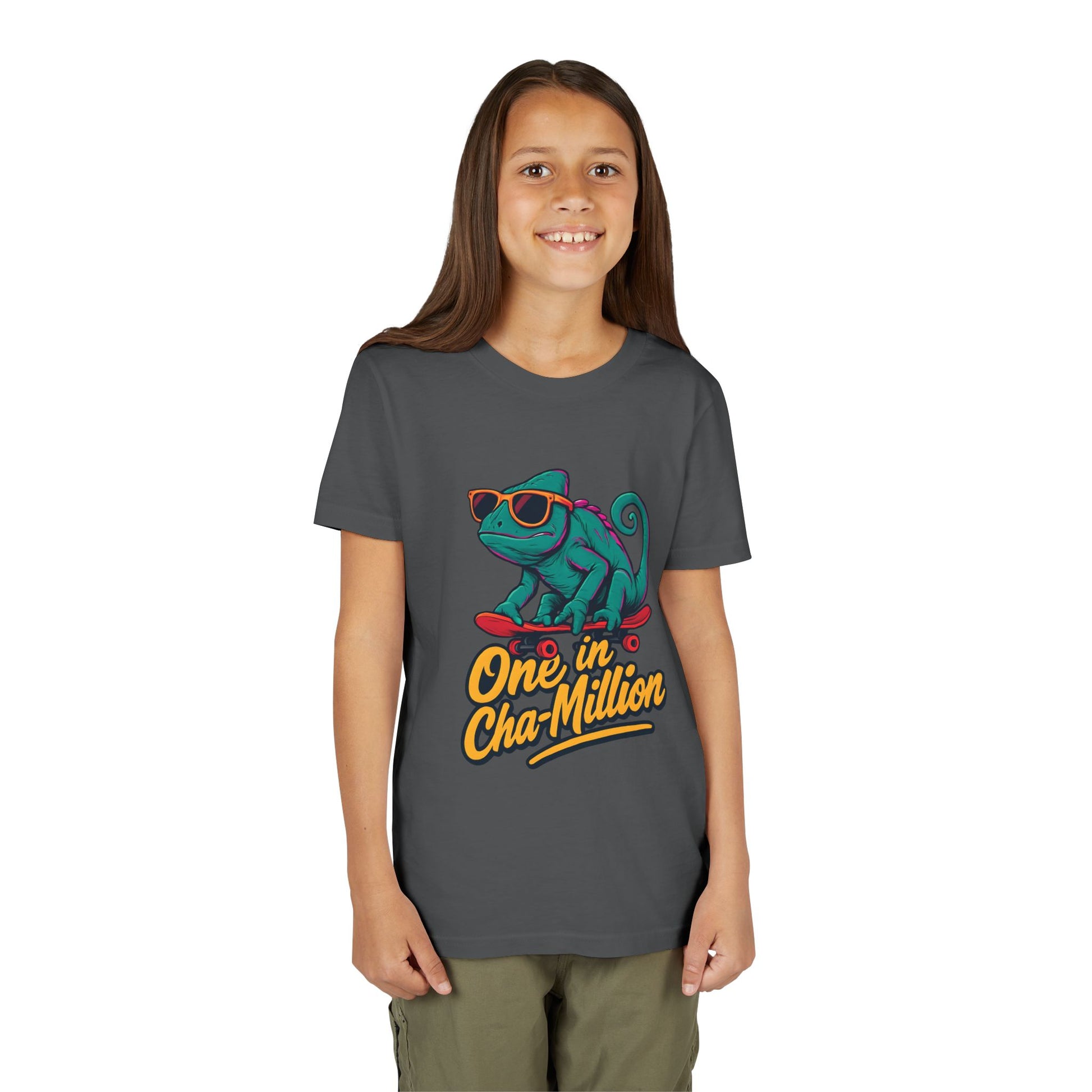 Chameleon Skateboard Shirt,  Kids T-shirt