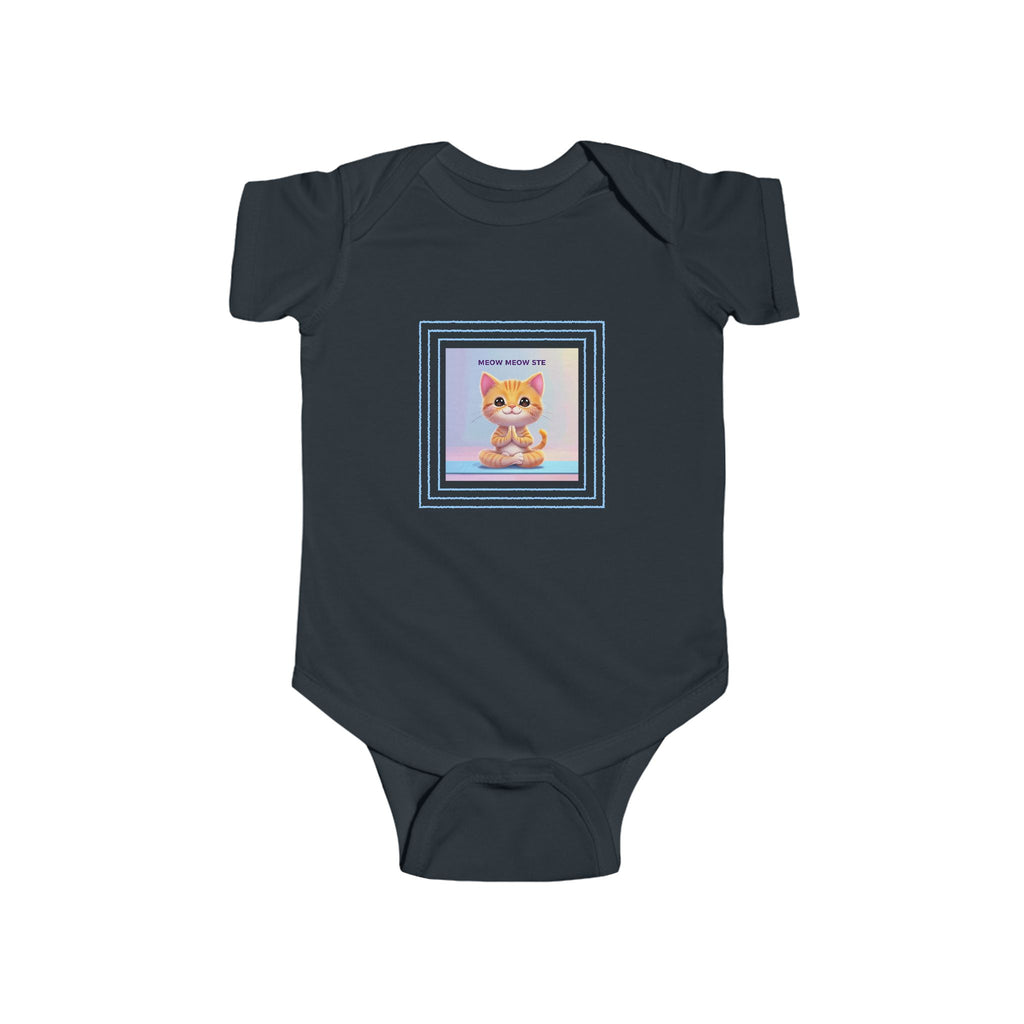 Cat Yoga Baby Bodysuit