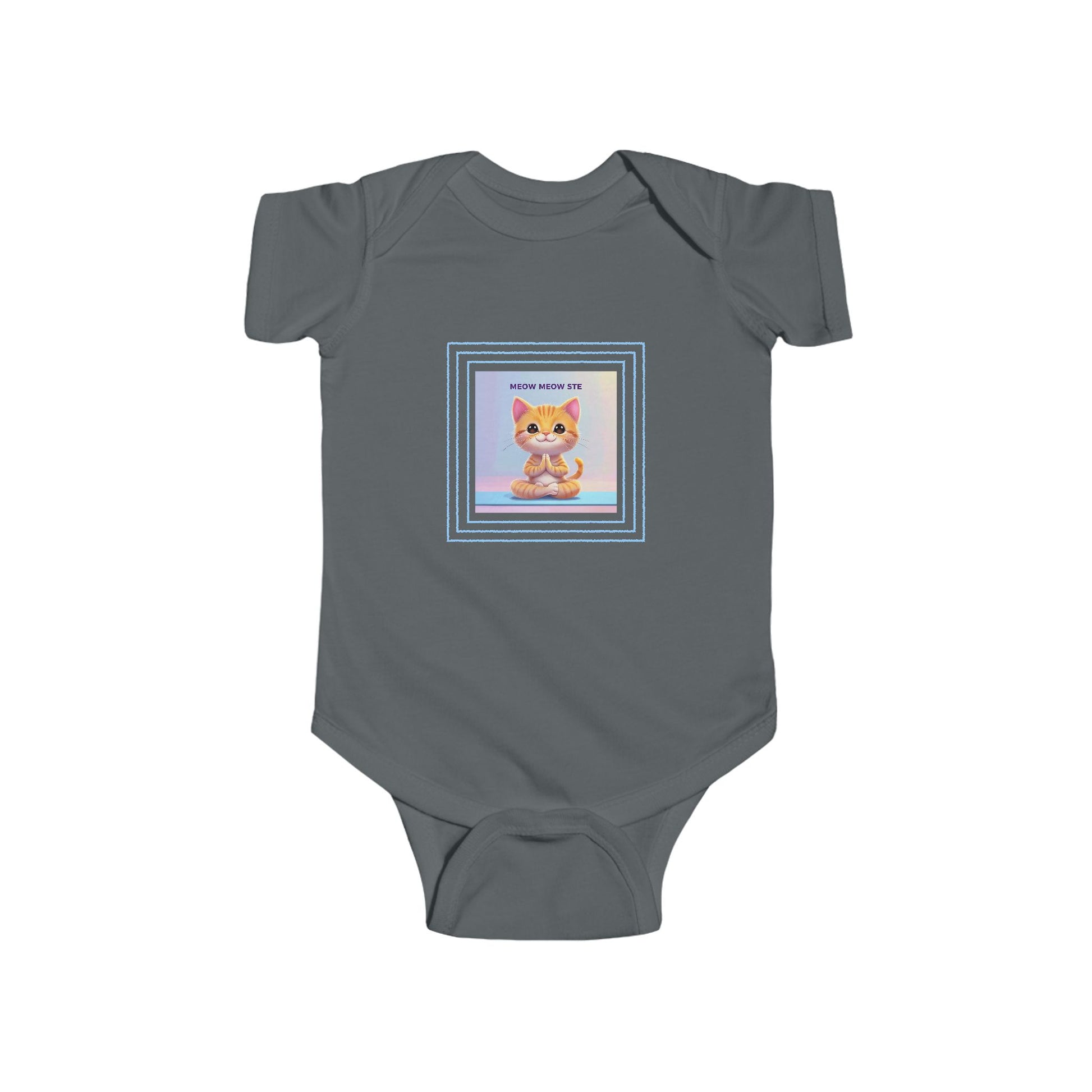 Cat Yoga Baby Bodysuit