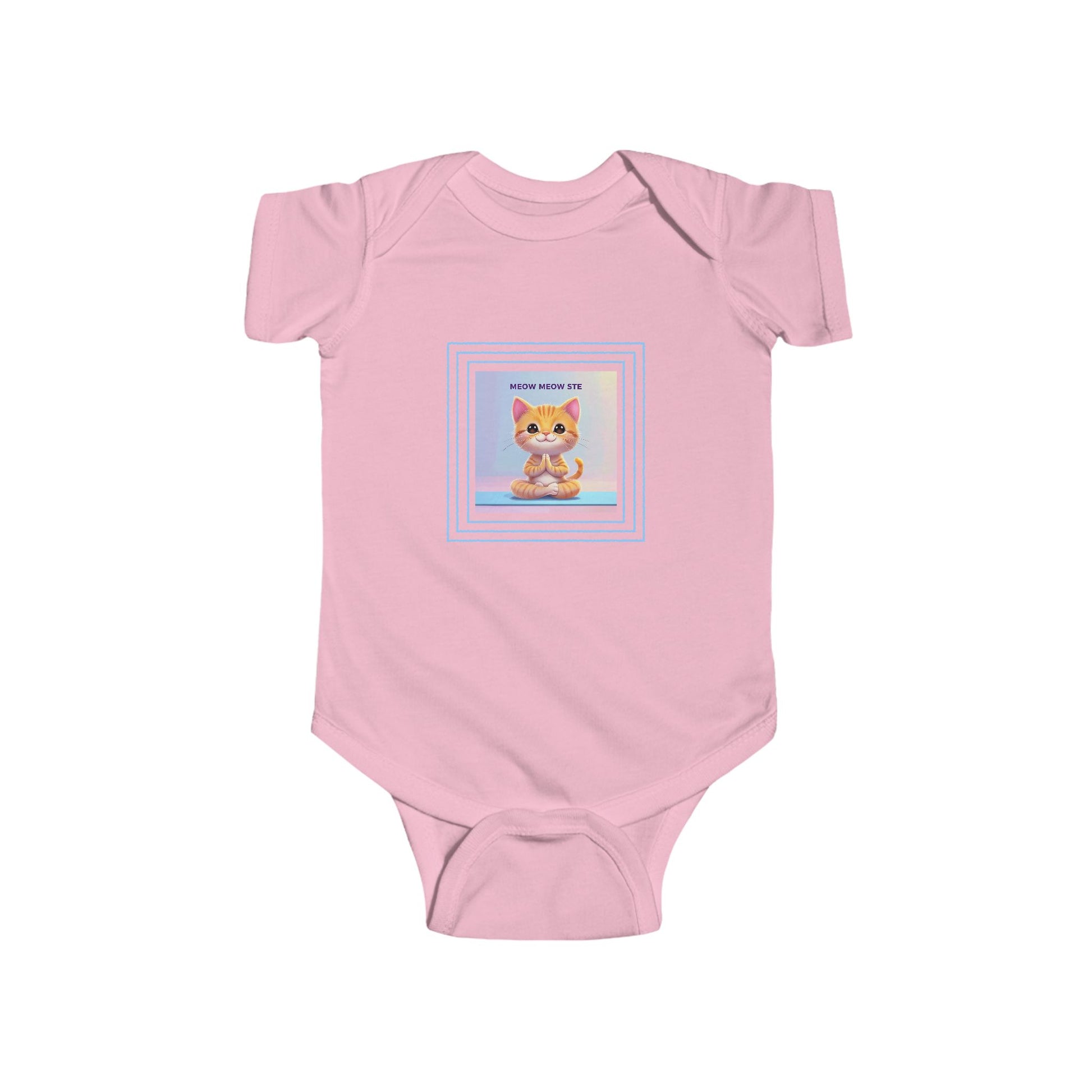 Cat Yoga Baby Bodysuit