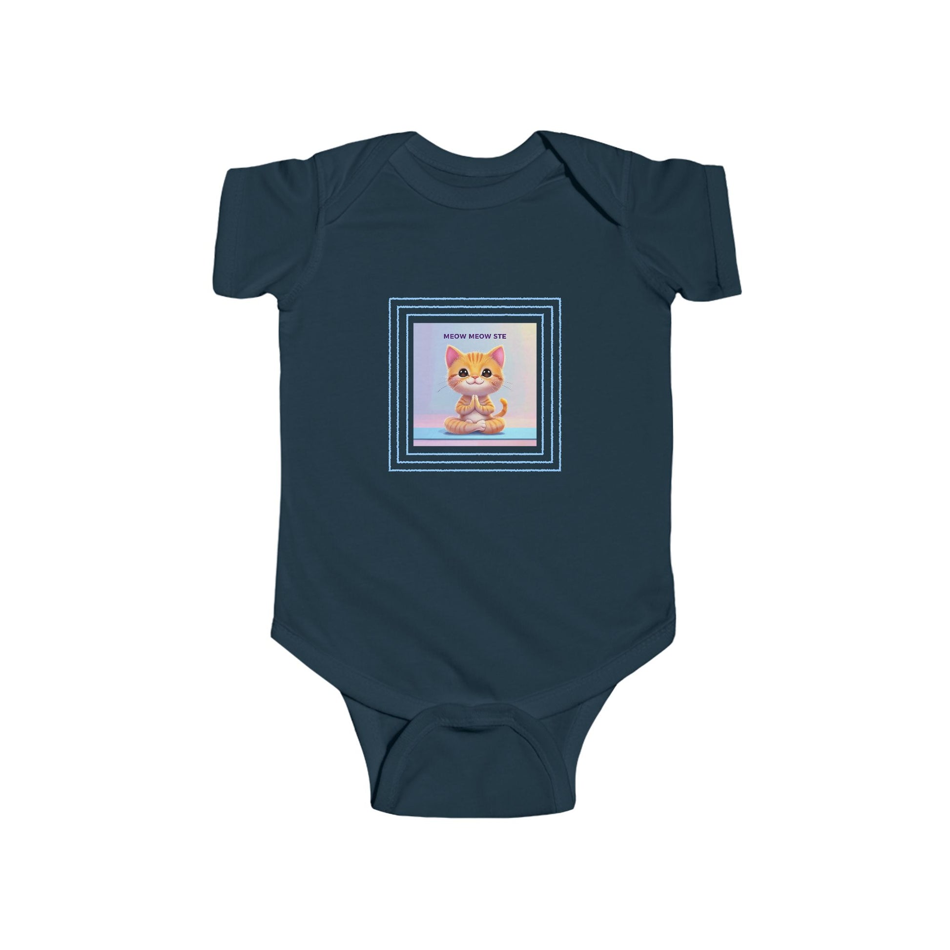Cat Yoga Baby Bodysuit