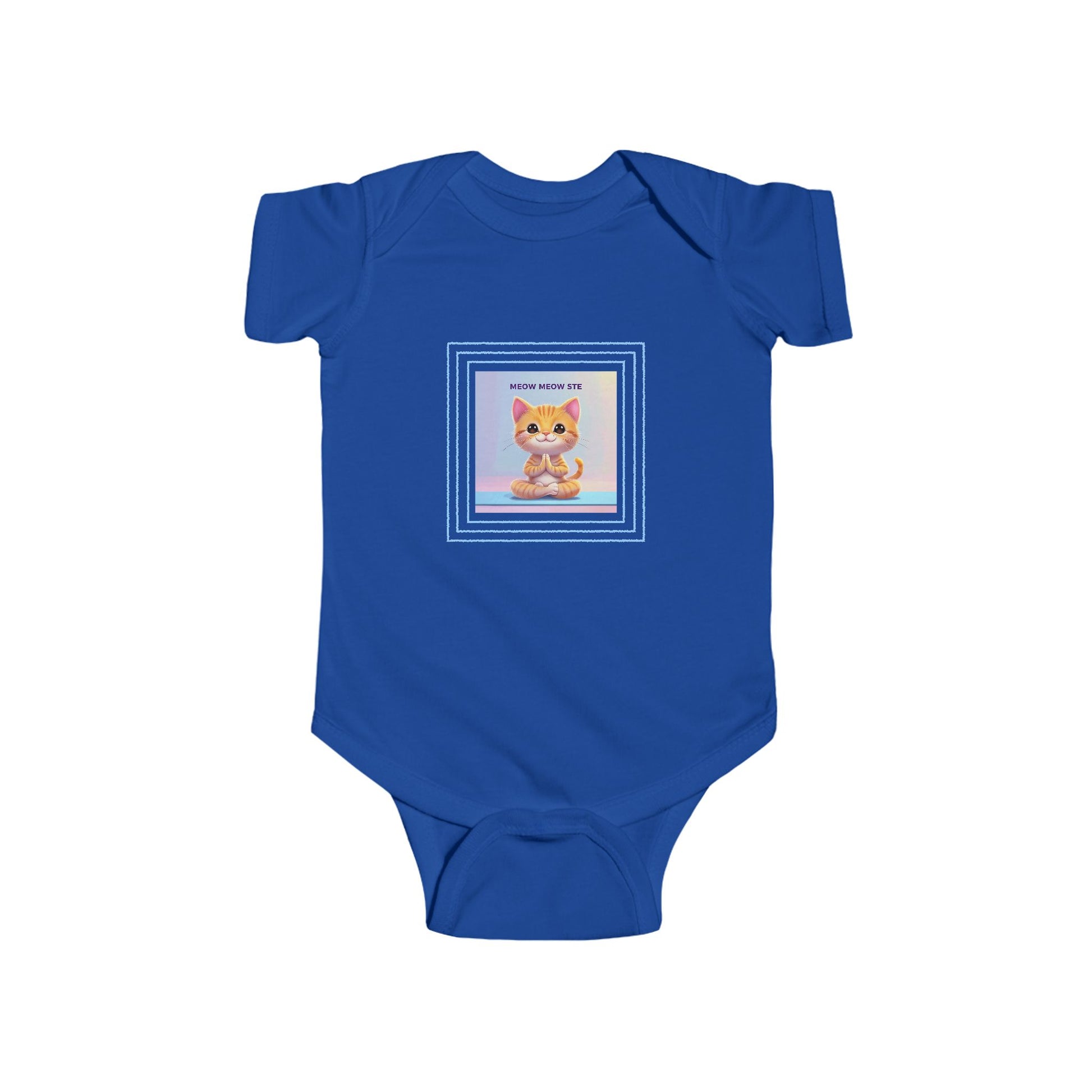 Cat Yoga Baby Bodysuit