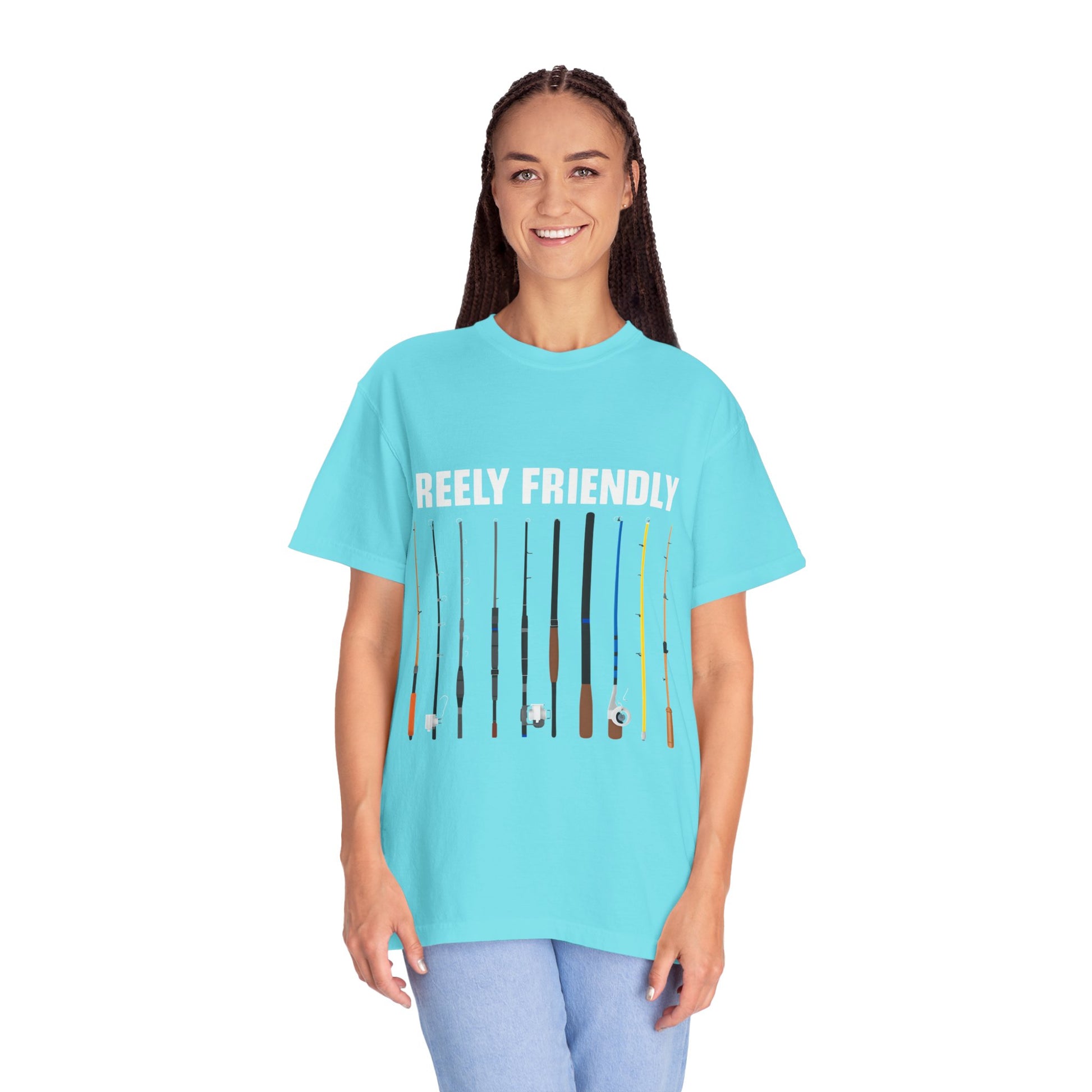 Reely Friendly Fishing T-shirt | Unisex, Gift for Fishermen, Casual Wear, Outdoor Adventure, Fishing Season
