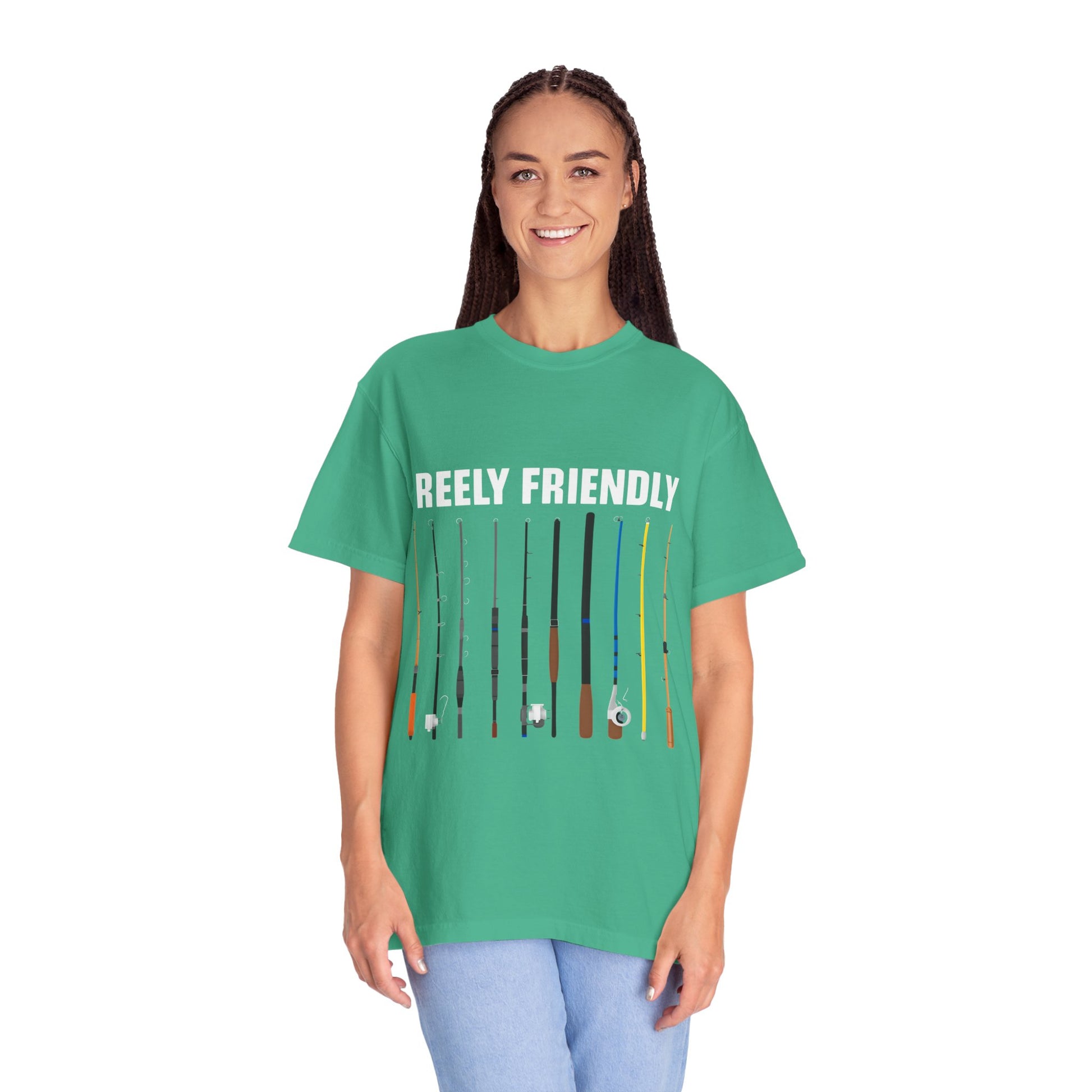 Reely Friendly Fishing T-shirt | Unisex, Gift for Fishermen, Casual Wear, Outdoor Adventure, Fishing Season