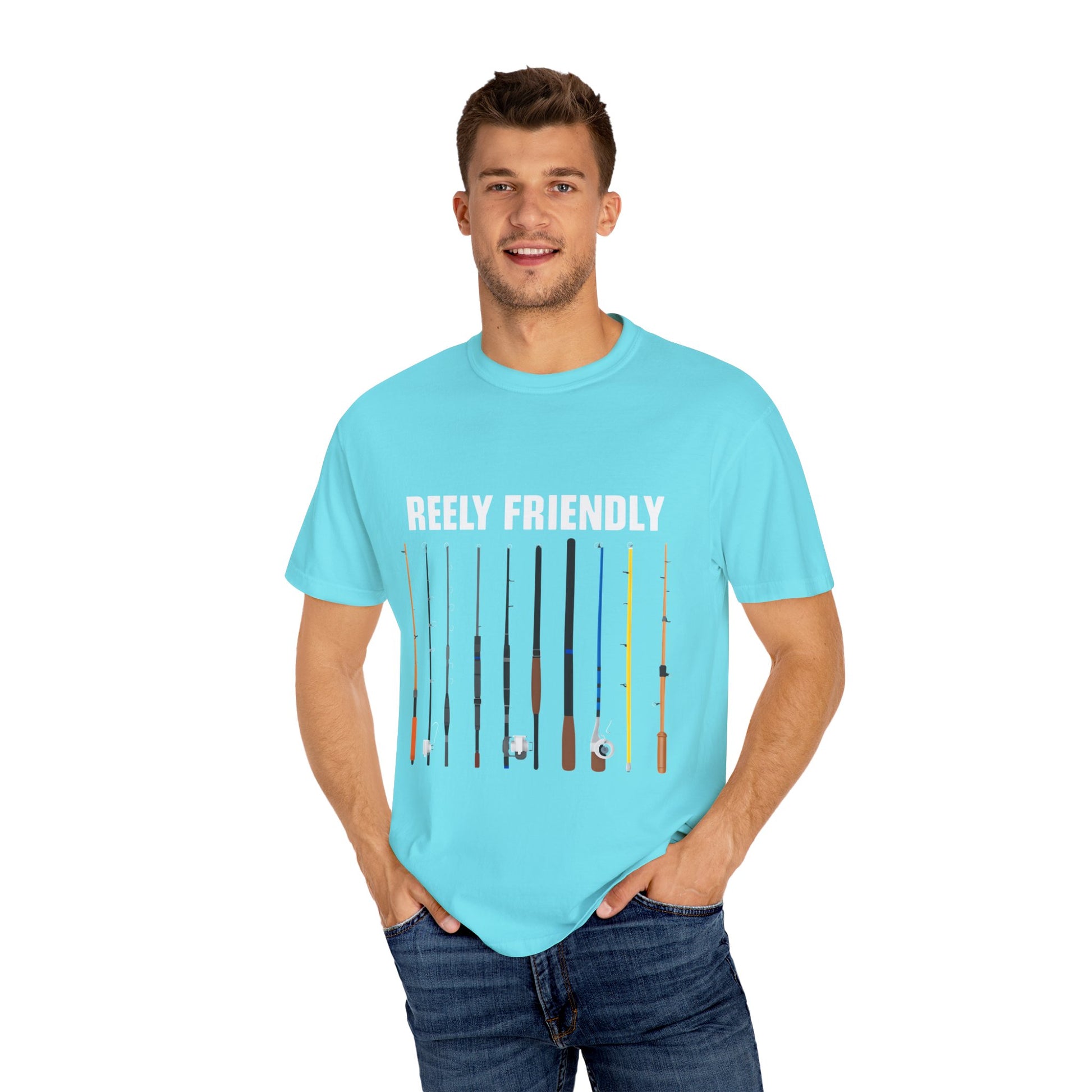 Reely Friendly Fishing T-shirt | Unisex, Gift for Fishermen, Casual Wear, Outdoor Adventure, Fishing Season