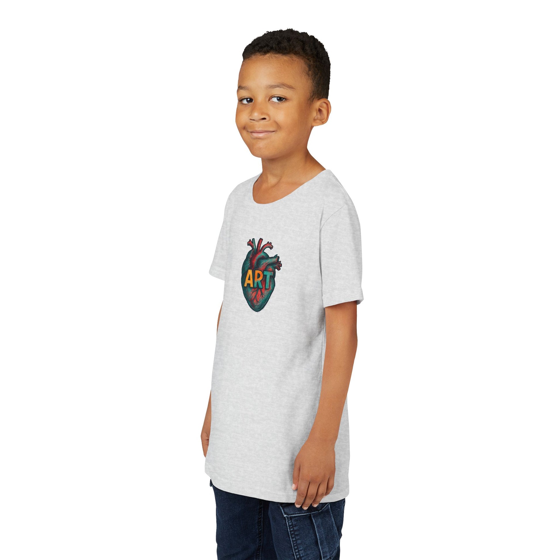 Heart Art Youth Tee Shirt