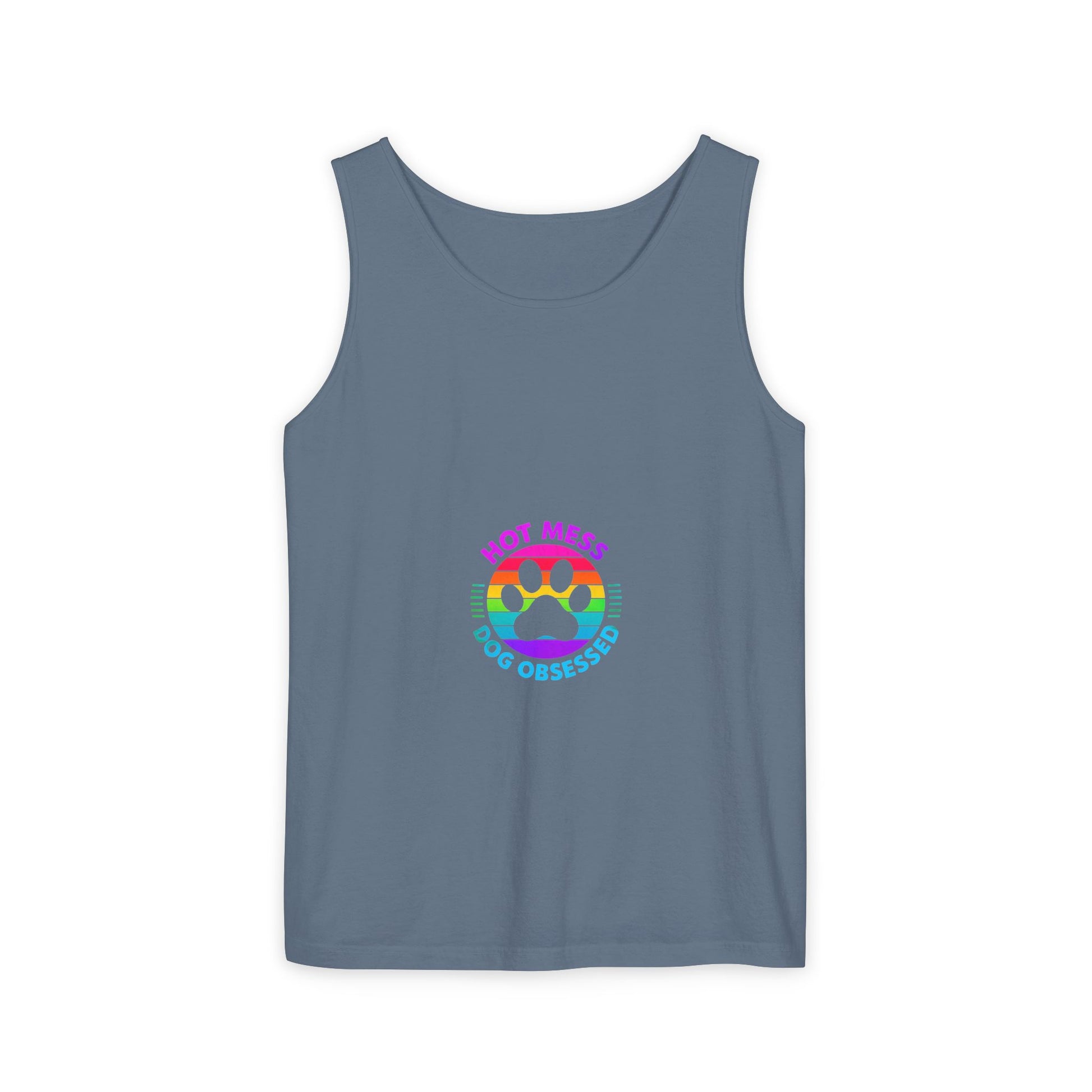 Dog Obsessed Unisex Garment-Dyed Tank Top